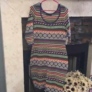 Awesome Fashion to Figure midi dress! Size 0X NWT